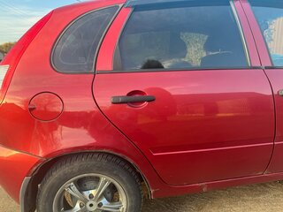 2007 Lada (ВАЗ) Kalina I, красный, 160000 рублей, вид 4