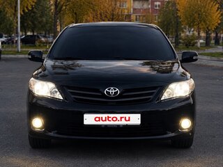 2012 Toyota Corolla X (E140, E150) Рестайлинг, чёрный, 1470000 рублей, вид 2