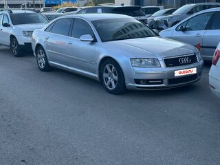 2003 Audi A8 Long II (D3), серебристый, 650000 рублей, вид 2