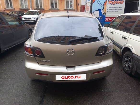 2008 Mazda 3 I (BK) Рестайлинг, серый, 435000 рублей - вид 3
