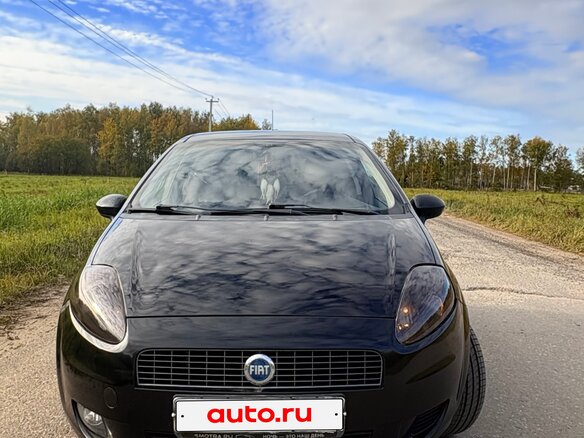 2007 Fiat Punto III Grande Punto, чёрный, 320000 рублей - вид 5