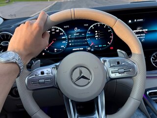 2021 Mercedes-Benz AMG GT 4-Door Coupe 43 I, чёрный, 6300000 рублей, вид 3