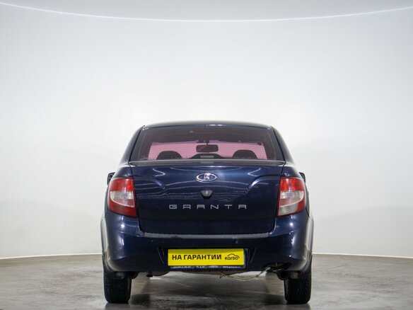 2011 Lada (ВАЗ) Granta I, синий, 319000 рублей - вид 4
