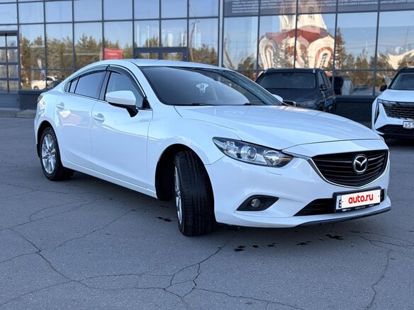2015 Mazda 6 III (GJ) Рестайлинг, белый, 1750000 рублей - вид 5