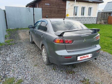 2013 Mitsubishi Lancer X Рестайлинг, серый, 1030000 рублей, вид 4
