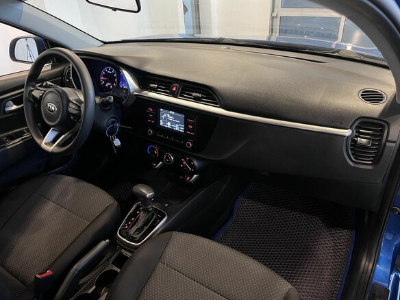 2021 Kia Rio IV Рестайлинг, синий - вид 11