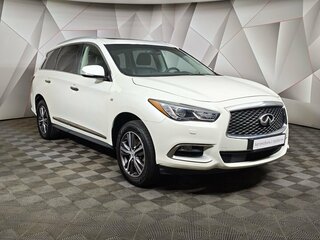 2017 Infiniti QX60 I Рестайлинг, белый, 1895150 рублей, вид 3