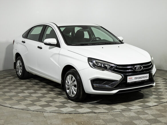 2023 Lada (ВАЗ) Vesta I Рестайлинг (NG), белый, 1199700 рублей - вид 2