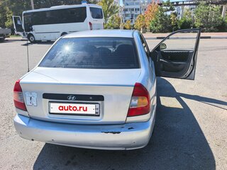 2005 Hyundai Accent ТагАЗ II, серебристый, 300000 рублей, вид 3