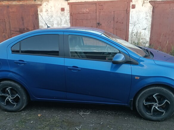 2012 Chevrolet Aveo II, синий, 649000 рублей - вид 5