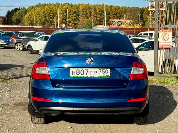 2015 Skoda Octavia III (A7), синий, 1299000 рублей - вид 6