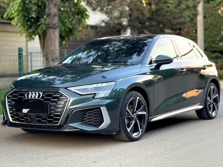 2023 Audi A3 Sportback 35 TFSI IV (8Y), зелёный, 2163000 рублей, вид 1