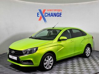 2016 Lada (ВАЗ) Vesta I, зелёный, 719000 рублей, вид 1