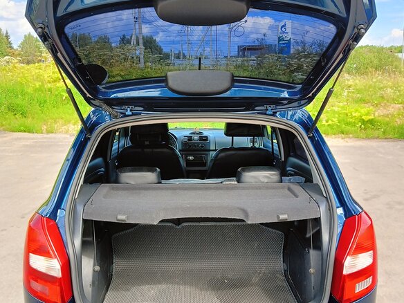 2012 Skoda Fabia II Рестайлинг, синий, 480000 рублей - вид 14