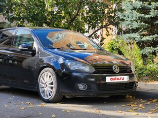 2012 Volkswagen Golf VI, чёрный, 900000 рублей, вид 4