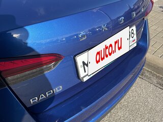 2021 Skoda Rapid II, синий, 1800000 рублей, вид 4