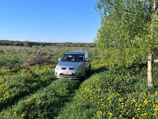 2007 Mitsubishi Outlander II, серебристый, 700000 рублей, вид 1