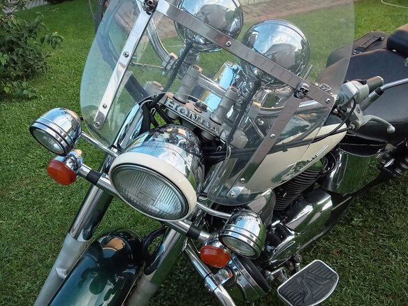 1997 Honda Shadow 400, зелёный, 385000 рублей - вид 7