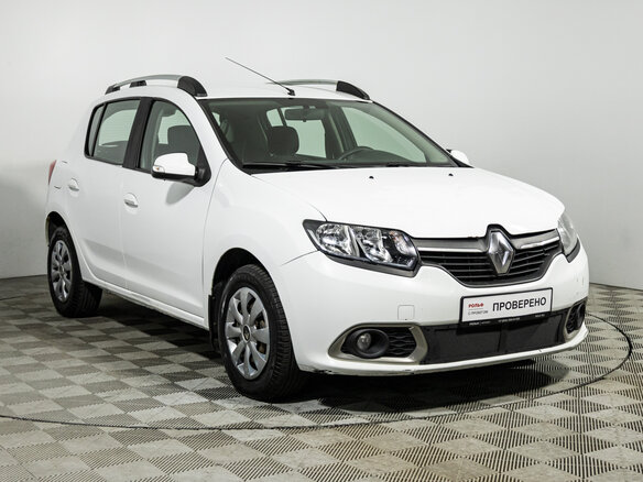 2015 Renault Sandero II, белый - вид 2