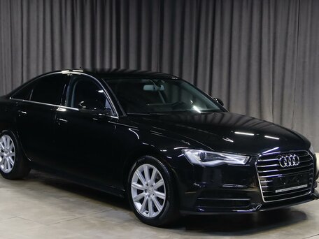 2016 Audi A6 IV (C7) Рестайлинг, чёрный, 2019000 рублей, вид 3