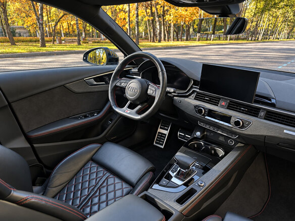 2021 Audi A4 40 TDI V (B9) Рестайлинг, чёрный, 4098500 рублей - вид 8