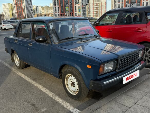2007 Lada (ВАЗ) 2107, синий, 170000 рублей - вид 3