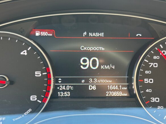 2017 Audi A6 IV (C7) Рестайлинг, чёрный - вид 11