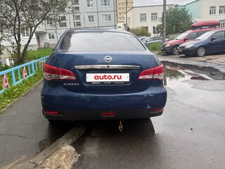 2014 Nissan Almera III (G15), синий, 490000 рублей, вид 3