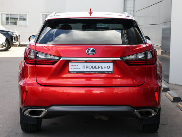 2017 Lexus RX 200t IV, красный, 4149000 рублей - вид 5