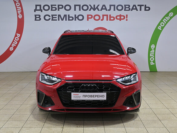2019 Audi A4 40 TDI V (B9) Рестайлинг, красный, 3690000 рублей - вид 1