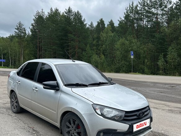 2022 Lada (ВАЗ) Granta Euro-2 I Рестайлинг, серебристый, 620000 рублей - вид 2