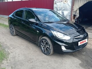 2012 Hyundai Solaris I, чёрный, 950000 рублей, вид 1