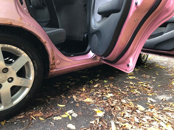 2002 Honda Fit I, розовый, 360000 рублей - вид 15
