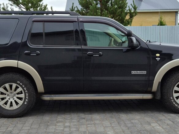 2008 Ford Explorer IV, чёрный, 995000 рублей - вид 4