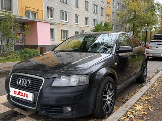 2005 Audi A3 II (8P) Рестайлинг 1, чёрный, 380000 рублей, вид 1