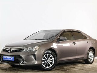 2016 Toyota Camry VII (XV50) Рестайлинг, серый, 1999000 рублей, вид 3