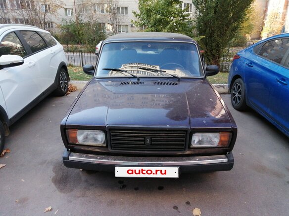 2007 Lada (ВАЗ) 2107, пурпурный, 320000 рублей