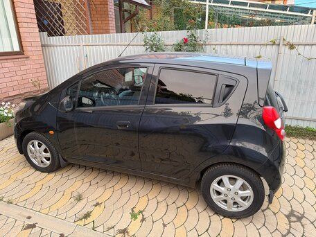 2012 Chevrolet Spark III, чёрный, 670000 рублей, вид 4