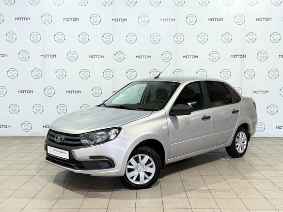 2019 Lada (ВАЗ) Granta I Рестайлинг, серебристый, 510000 рублей - вид 2