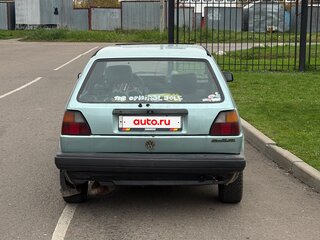 1990 Volkswagen Golf II, серебристый, 125000 рублей, вид 4