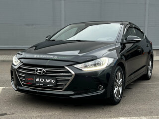 2016 Hyundai Elantra VI (AD), чёрный, 1350000 рублей, вид 2