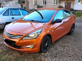 2014 Hyundai Solaris I, оранжевый, 1000000 рублей, вид 1