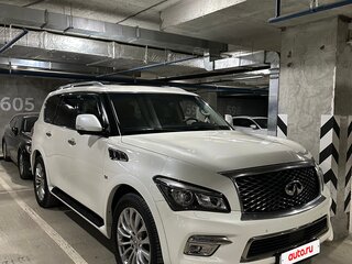 2015 Infiniti QX80 I Рестайлинг, белый, 3600000 рублей, вид 1