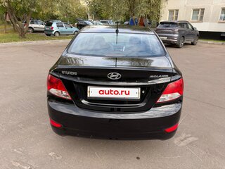 2012 Hyundai Solaris I, чёрный, 1100000 рублей, вид 4