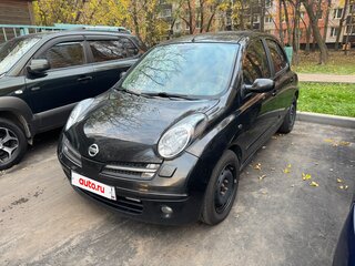 2008 Nissan Micra III (K12), чёрный, 575000 рублей, вид 1