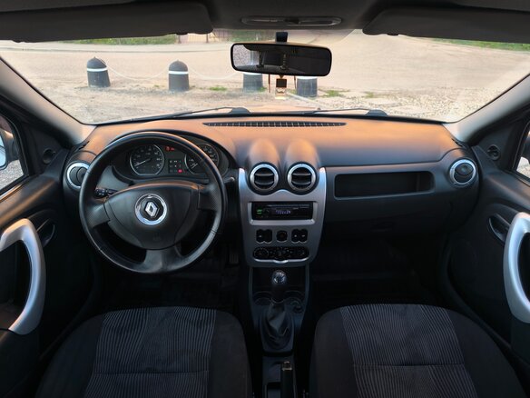 2014 Renault Logan I Рестайлинг, серый, 550000 рублей - вид 8