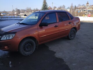 2014 Lada (ВАЗ) Granta I, оранжевый, 400000 рублей, вид 3