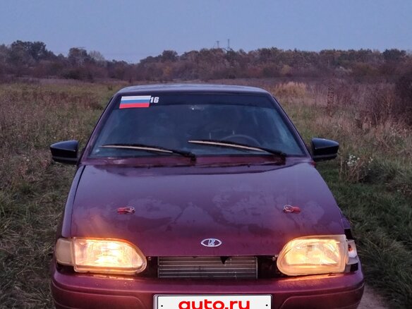 2005 Lada (ВАЗ) 2114, красный, 163000 рублей - вид 1