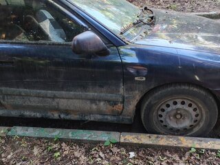 2002 Mitsubishi Carisma I Рестайлинг, синий, 180000 рублей, вид 4