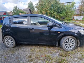 2012 Chevrolet Aveo II, чёрный, 670000 рублей, вид 4